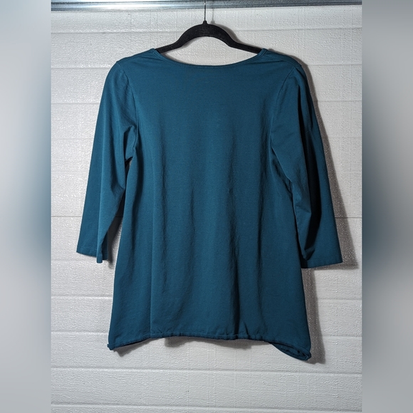 Flutter- Blue tunic with pockets  size M - Picture 2 of 4